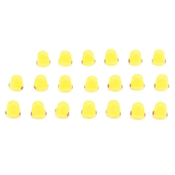 Havedekorationer^20 stk. miniature gul kylling mikro have landskab ornamenter dukkehus dekorationer