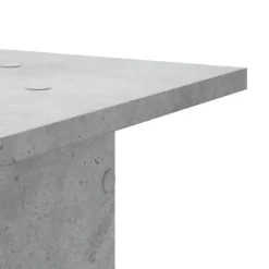 New 2 stk. plantestativer i konstrueret træ - Stabil og slidstærk | Størrelse: 30x30x40 cm | Farve: Betongrå Plantestativer