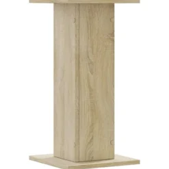 Best 2 stk. plantestativer i konstrueret træ - Stabil og slidstærk | Størrelse: 30x30x60 cm | Farve: Sonoma-eg Plantestativer