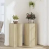 Hot 2 stk. plantestativer i konstrueret træ - Stabilt design | Størrelse: 30x30x70 cm | Farve: Sonoma-eg Plantestativer