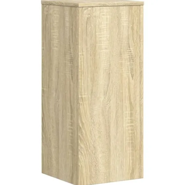 Hot 2 stk. plantestativer i konstrueret træ - Stabilt design | Størrelse: 30x30x70 cm | Farve: Sonoma-eg Plantestativer