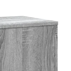 Sale 2 stk. robuste plantestativer i konstrueret træ | Farve: Grå sonoma-eg | Størrelse: 33x33x100 cm Plantestativer