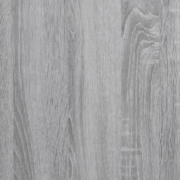 Sale 2 stk. robuste plantestativer i konstrueret træ | Farve: Grå sonoma-eg | Størrelse: 33x33x100 cm Plantestativer
