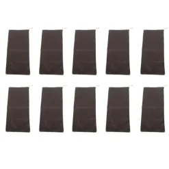 Clearance 10 STK Sandløse Sandposer Snørebånd Flood Water Barriers Polyester 9,8x19,7in Dam Bag til Kælder Garage Anti Flood Coffee Beredskabsplaner