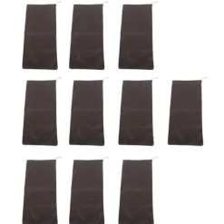 Clearance 10 STK Sandløse Sandposer Snørebånd Flood Water Barriers Polyester 9,8x19,7in Dam Bag til Kælder Garage Anti Flood Coffee Beredskabsplaner