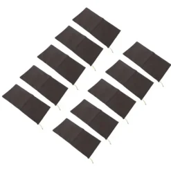 Clearance 10 STK Sandløse Sandposer Snørebånd Flood Water Barriers Polyester 9,8x19,7in Dam Bag til Kælder Garage Anti Flood Coffee Beredskabsplaner
