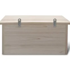 Til Fugle & Småvildt^2 stk. spurvehuse i massivt træ - Fuglehus med 3 kamre | Størrelse: 44x15,5x21,5 cm | Farve: Naturlig træ