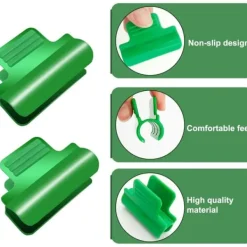 New 40 stk. store plastikklips til drivhuse 11-12 mm til nettunnelklips, drivhusfilmklips til støtte af sæsonbestemte planteudvidelser Haveduge