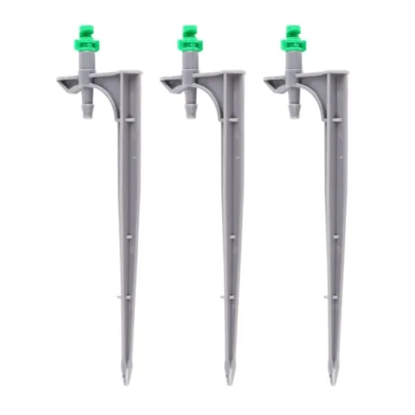 Vanding^20 stk./pose vandingsdrypper med jordindsats drypvandingsemittere til frugttræer til havearbejde 180 grader (grøn)
