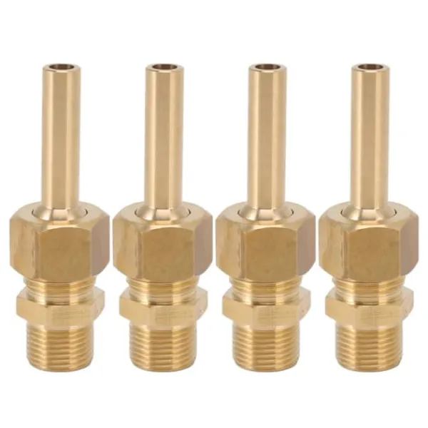 New 4 store sekskantede kobbervandfontænedyser G3/8 hangevind Springvand & Damme
