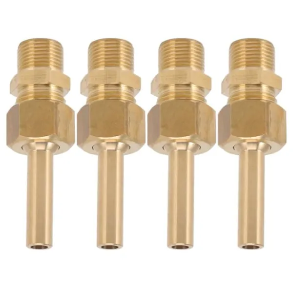 New 4 store sekskantede kobbervandfontænedyser G3/8 hangevind Springvand & Damme
