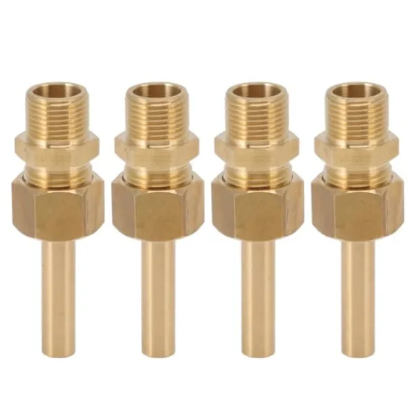 New 4 store sekskantede kobbervandfontænedyser G3/8 hangevind Springvand & Damme