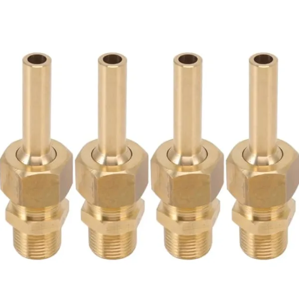 New 4 store sekskantede kobbervandfontænedyser G3/8 hangevind Springvand & Damme