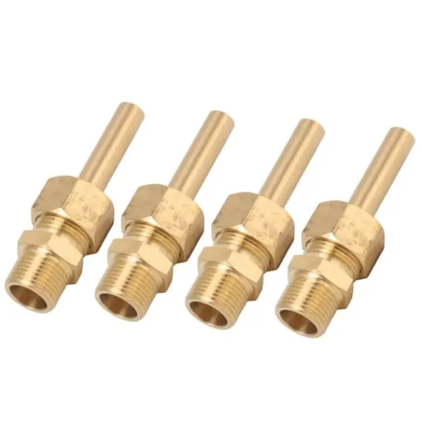 New 4 store sekskantede kobbervandfontænedyser G3/8 hangevind Springvand & Damme