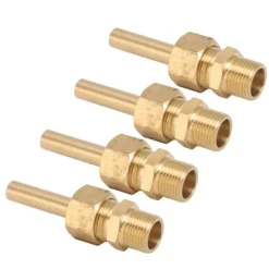 New 4 store sekskantede kobbervandfontænedyser G3/8 hangevind Springvand & Damme