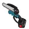 Best 6 tommer akku motorsav motor motorsav motorsav Mini elektrisk enhåndssav med 1 batteri Havemaskiner