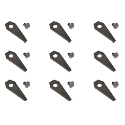 Outlet 9 X 4,9 CM knive til robotplæneklipper BOSCH Indego 350 400 800 1000 1100 Connect Havemaskiner