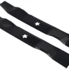 Best 2 x 49 CM plæneklipper kniv til Husqvarna McCulloch Flymo Partner Jonsered 5811163-01 5321925-55 Havemaskiner