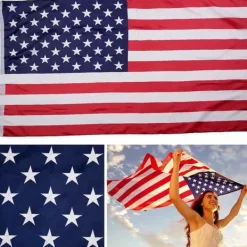 Flag & Vindposer^3 x 5 fod 90x150 cm amerikansk flag USA