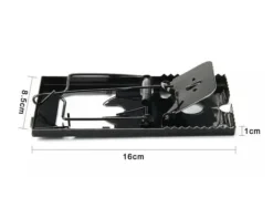 Skadedyrsfælder^4 x METAL RAT TRAP PEST CONTROL RODENT INDOOR OUTDOOR CATCHER MOUSE LARGE