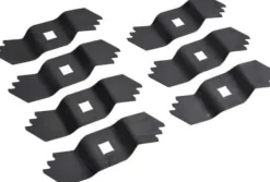 Havemaskiner^7 x plæneklipper kniv til AL-KO 38 E 38 P 32 VLE 38 VLE Comfort Combi-Care 460303 lodret skærer