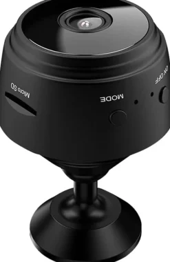 Sikkerhedsmonitorer & Videokameraer^A9 WiFi Minikamera HD 1080p Trådløs Videooptager Lydoptager Sikkerhedsovervågningskamera Smart Home til Baby og Kæledyr (Farve: Sort)