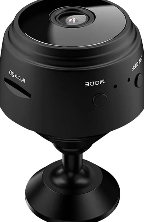 Sikkerhedsmonitorer & Videokameraer^A9 WiFi Minikamera HD 1080p Trådløs Videooptager Lydoptager Sikkerhedsovervågningskamera Smart Home til Baby og Kæledyr (Farve: Sort)