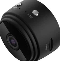 Sikkerhedsmonitorer & Videokameraer^A9 WiFi Minikamera HD 1080p Trådløs Videooptager Lydoptager Sikkerhedsovervågningskamera Smart Home til Baby og Kæledyr (Farve: Sort)