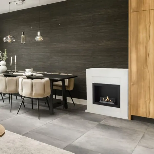 Sale Adra BRI-MDW bio-ethanol pejs - Hvid MDF pejseindfatning - 1,5 KW varme Pejse