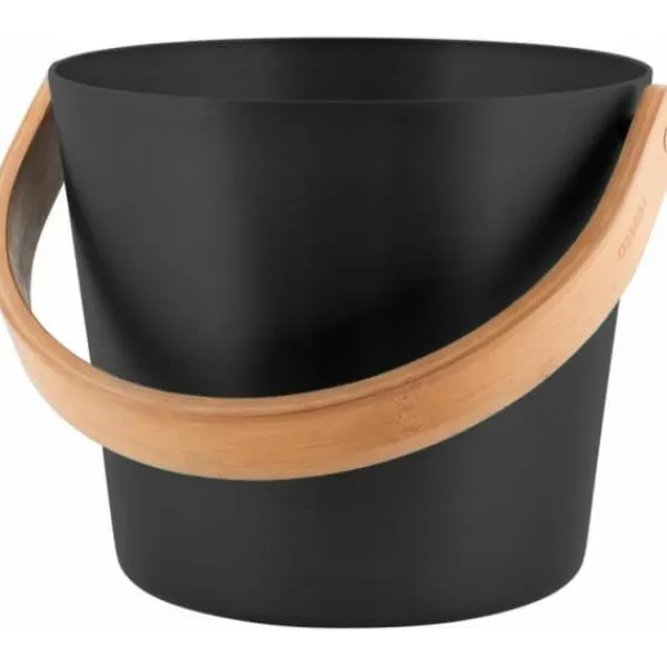 Clearance Afslappet sauna spand, 5l, sort Sauna