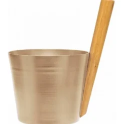 Sauna^Afslappet Saunaspand, 5l, aluminium, champagne