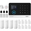 Hjemmealarmsystemer^Alarm Sikkerhedssystem, Smart Home Integration, Fjernovervågning,EU Stik, 4G WiFi Kit E