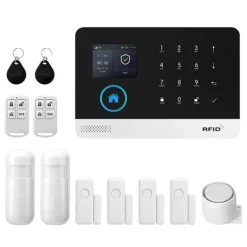 Hjemmealarmsystemer^Alarm Sikkerhedssystem, Trådløs Forbindelse, Smart Home Kompatibilitet, 2G GSM Kit C, EU Stik