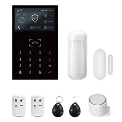 Hjemmealarmsystemer^Alarm System Kit, Trådløs forbindelse, Smart Home Integration, 4G WiFi Kit A, EU stik