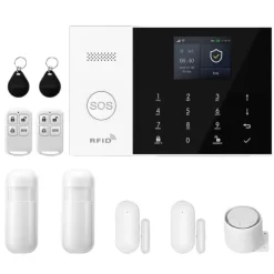 Clearance Alarm System, Smart Home Integration, App Kontrol,4G WiFi Kit B, EU Stik Hjemmealarmsystemer
