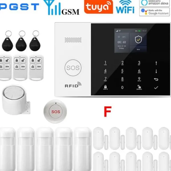 Best Alarm System, Trådløs Forbindelse, Smart Home Kompatibilitet,F-2G-EU Hjemmealarmsystemer
