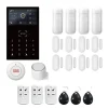 Clearance Alarm System, Trådløs Forbindelse, Smart Home Kompatibilitet,EU Stik, 2G GSM Kit E Hjemmealarmsystemer