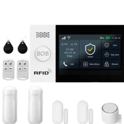 Clearance Alarm System, Trådløs Forbindelse, App Kontrol,EU stik, 2G-B Hjemmealarmsystemer