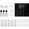 New Alarm System, Trådløs Forbindelse, Smart Home Kompatibilitet,2G GSM WiFi Kit F, EU Stik Hjemmealarmsystemer