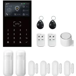 Best Alarm System, Trådløs Forbindelse, Smart Home Kompatibilitet,2G GSM Kit C, EU Stik Hjemmealarmsystemer