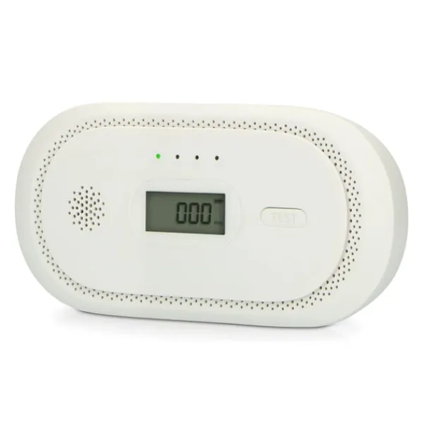 Røg- & Kulmonoxiddetektorer^Alecto Kuliltealarm med 10 års driftstid for sensor og display