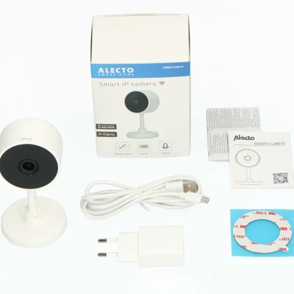 Clearance Alecto Smart Wi-Fi-kamera IP-kamera egnet til hjemmeautomatisering Sikkerhedsmonitorer & Videokameraer