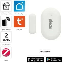 Best Alecto Smart Zigbee dør-/vindueskontaktsensor Sensorer Til Sikkerhedssystemer