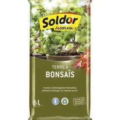 Outlet ALGOFLASH - Bonsaijord 6 L Jord & Sand