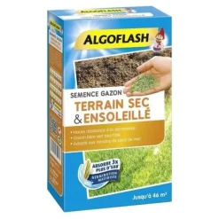 Frø^ALGOFLASH - Tør, solrig græsplæne 1 kg