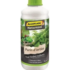 Hot ALGOFLASH NATURASOL Flytande nässlor vätska - 1 liter Gødningsmidler