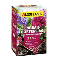Discount ALGOFLASH NATURASOL Gødning til hortensia, rhododendron og azalea - Special pH - 1 kg Gødningsmidler