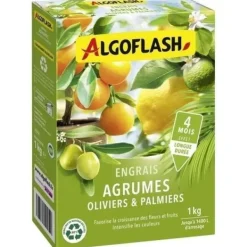 Online ALGOFLASH NATURASOL Gødning til citrusfrugter, oliven og palmer - 1 kg Gødningsmidler