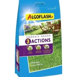 Best ALGOFLASH NATURASOL Gräsmatta Gödselmedel - 3 Steg - 10 kg Gødningsmidler