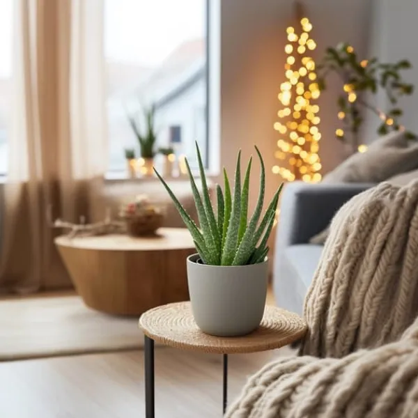 Sale Aloe vera - Sæt med 4 - Aloe barbadensis - Højde 25-40cm - ⌀11cm Krukkeplanter Indendørs
